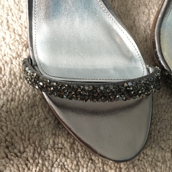 Nina Grey Metallic Heels (Worn Once!) - Picture 6 of 6